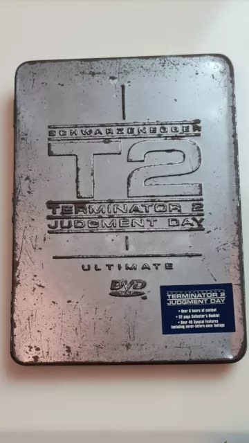 Terminator 2 - Judgment Day (DVD, 2001) Rare Metal Case Steelbook