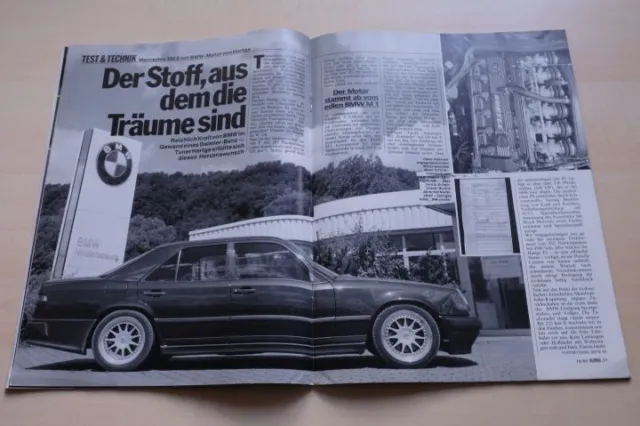 Rallye Racing 2181) Mercedes 300 E W124 von Hartge mit 330PS im TEST auf 3 Seite