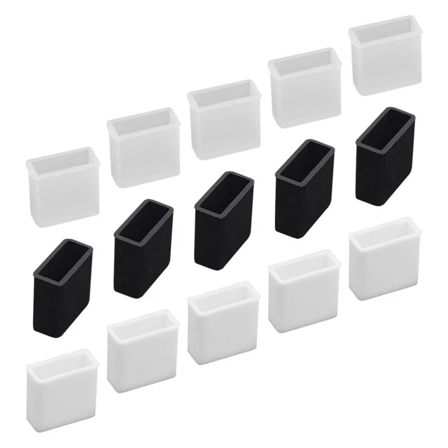 30 piezas cubiertas de enchufe en blanco USB macho extremo enchufe salidas tapa USB