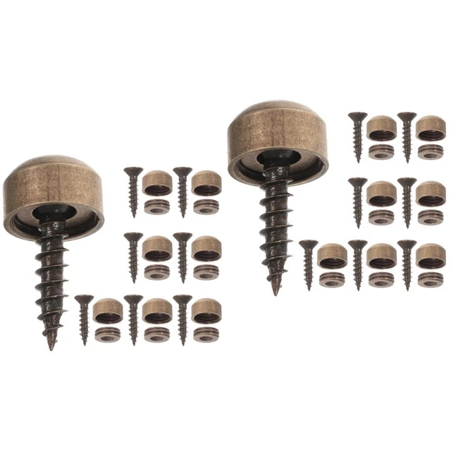 Tornillos de cobre autogolpeables sujetadores de letrero uñas decorativas sombrero autogolpeante