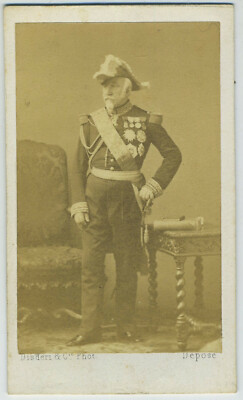 Homme nommé Alexandre Fontaine CDV Auguste Aviat circa 1865 Vintage CD Troyes 