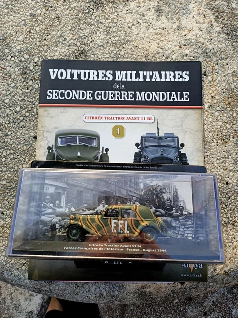 Miniature Citroën Traction 1/24 N°48 Avec Malle Bombée - Neuve Avec Fascicule - Collection