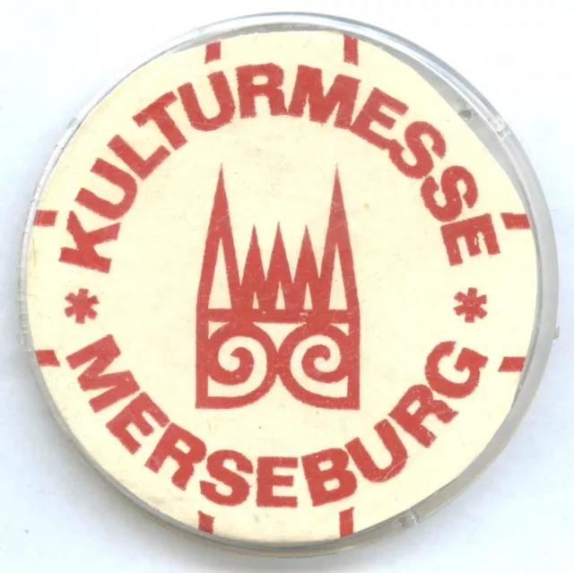 Merseburg - Abzeichen Der Kulturmesse Merseburg Um 1980