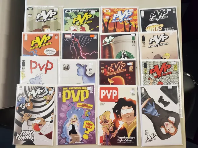 PVP Player VS Player Lot of 16 Comics F/VF Will Combine Shipping