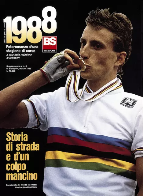 Revista BS Bicisport Anuario Ciclismo 1988 Maurizio Fondriest