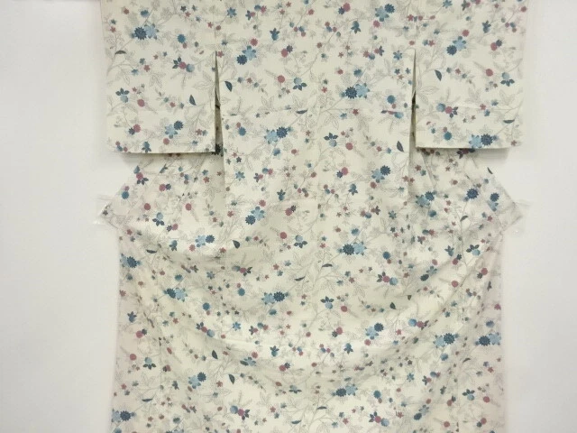 43477# Japanese Kimono / Antique Kimono / Floral Plants