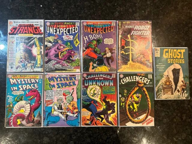 (9 comics) 1965-1971 Silver-Bronze Age Horror / Sci-Fi DC & Dell Comic Books