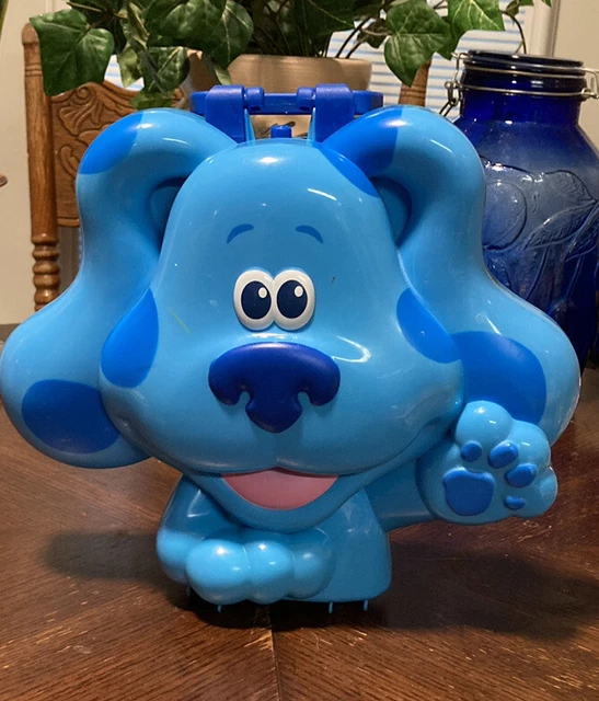 Blues Clues Toy Storage Carry Case 14 Pieces Figures Steve Magenta Blue T46 Blues Clues Toy Storage Carry Case 14 Pieces Figures Steve Magenta Blue T46