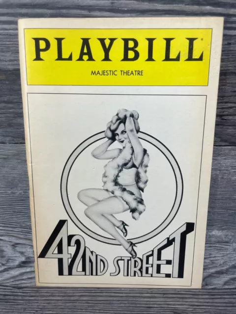 42Nd Street, Playbill, August 1983, Majestic Theatre