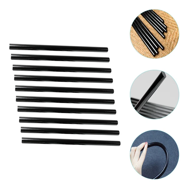 10pcs Hot Glue bâtons de colle à fonte chaude noir
