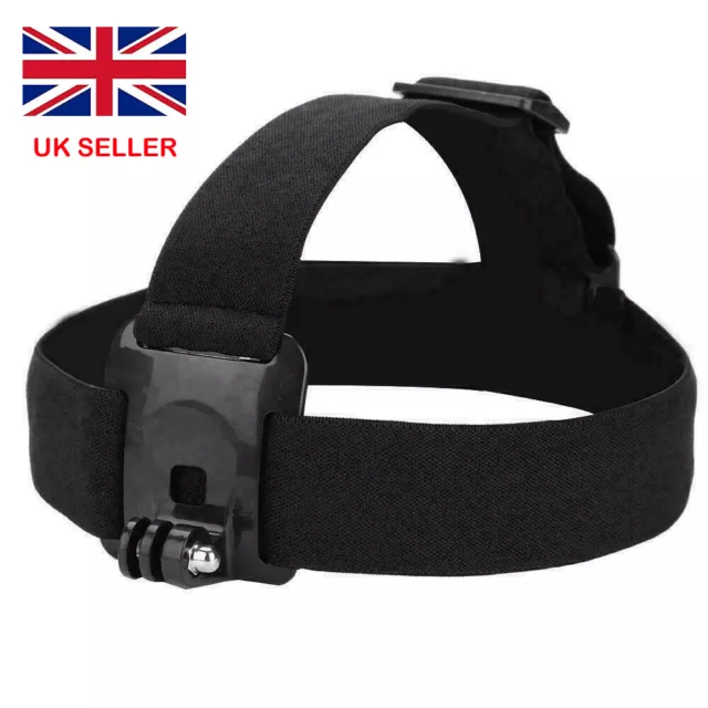 Camera Head Strap Outdoor Mount Elastic Headband HD For GoPro Hero  UK Seller