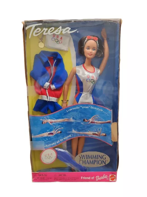 TERESA USA OLYMPICS Swimming Champion Friend of Barbie Mattel Doll