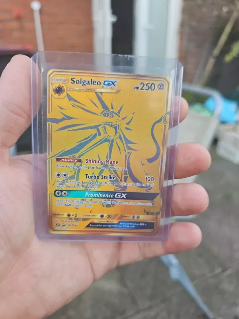 Pokemon Promo Ultra Rare Solgaleo GX SM104a 