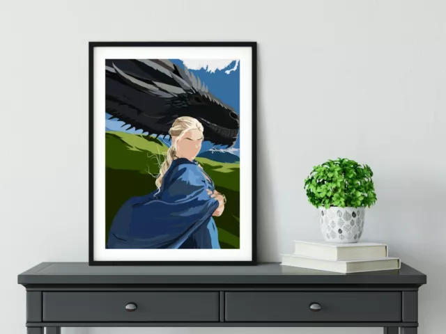 Daenerys Targaryen - Game of Thrones INSPIRED poster Game of Thrones Print Art 2