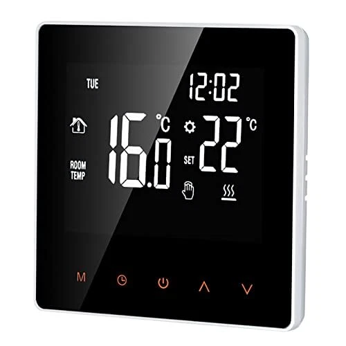 Matybobe Thermostat numérique 16 A - Écran LCD - Écran tactile - Programmable...