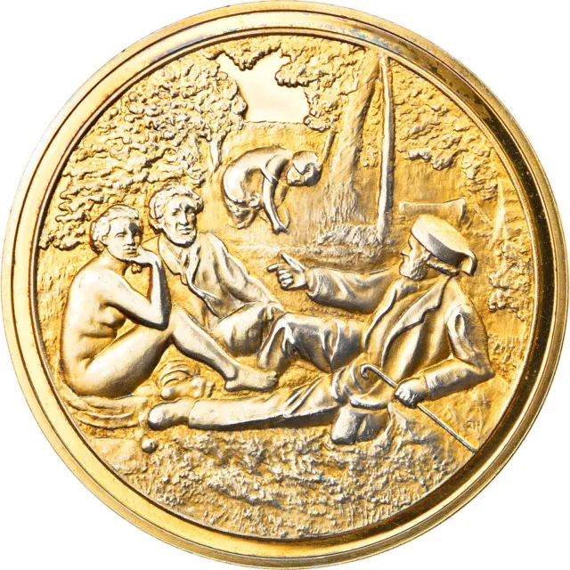 [#217931] France, Medal, Arts & Culture, Le Déjeuner sur l'herbe de Edouard Mane