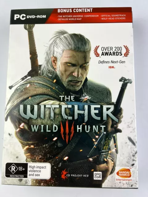 The Witcher 3 WILD HUNT - PS4 w/ Bonus Soundtrack disc Playstation 4,  Complete