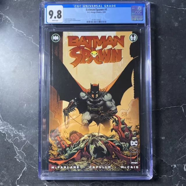 Batman Spawn #1 (2023 DC/ Image Comics) 1st Print CGC 9.8 WP✅🔥🔥✅