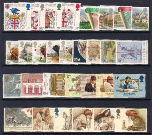 GB 1984 Complete Commemorative Collection Superb Unmount Mint Under Face Value