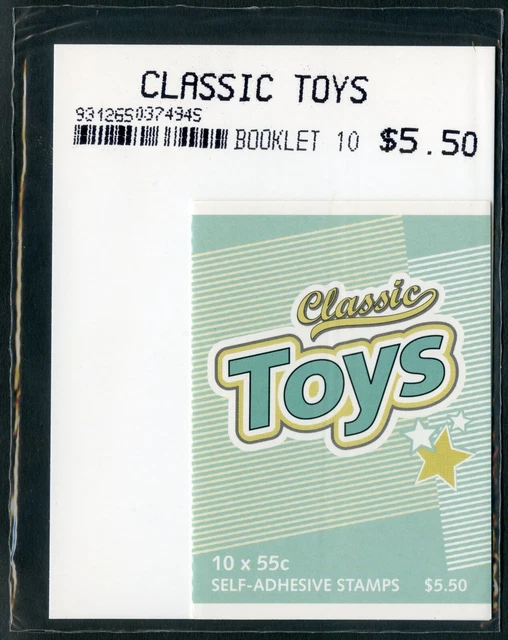 AUSTRALIA 2009 Classic Toys Booklet 10 x 55c S/A SB334 Unopened AP Package MNH