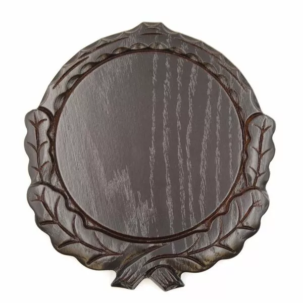 Placa de Jabalí Tallado Oscuro Af 16 CM Tablero Keiler Gewaffbrett Escudo Trofeo
