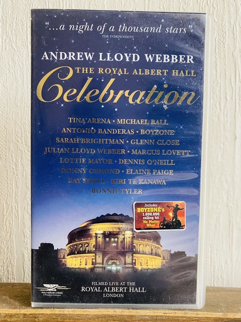 ANDREW LLOYD WEBBER: The Royal Albert Hall Celebration VHS Video
