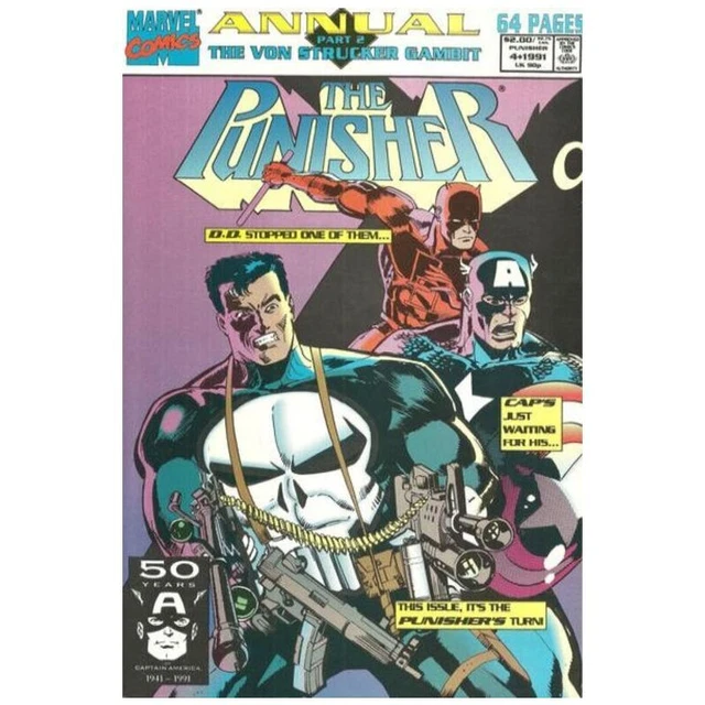Punisher (1987 series) Annual #4 in Very Fine + condition. Marvel comics [b]