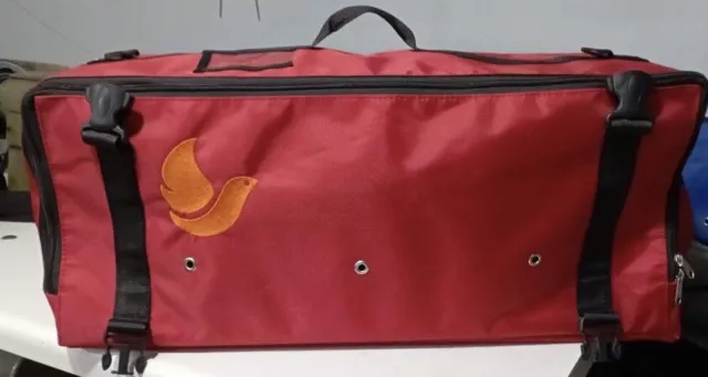 Original Dinky Show Cage Bag Carrier Bird Canary Finch Red
