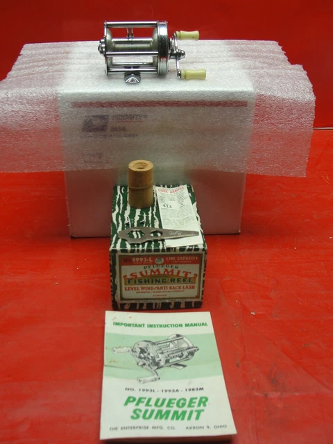 1993-l pflueger summit fishing reel level wind anit-back-lash 1993L Engraved Vintage – My Bait Shop, LLC Pflueger Summit Reel - Etsy