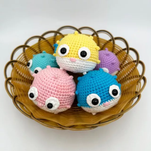 Easy to Learn Puffer Fish Crochet Kit Perfect for Beginners and Craft Learners