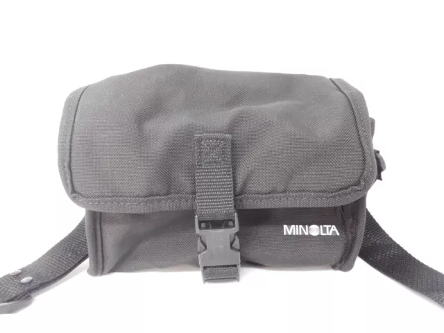 Vintage Minolta Camera Bag Carry Case w/ Shoulder Strap