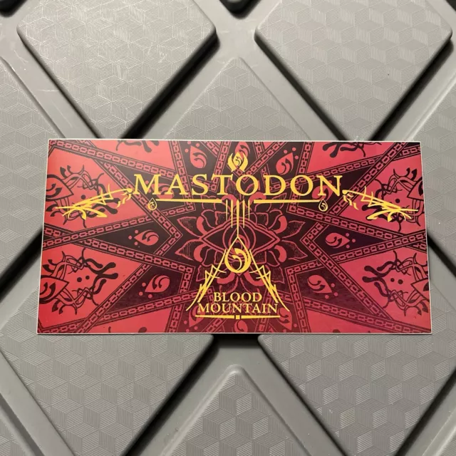 Mastodon Blood Mountain Original Promotional Album Sticker Band Logo Decal 2006