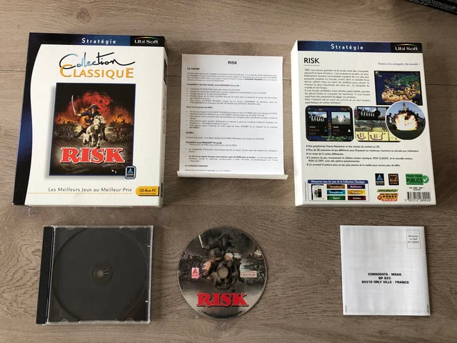 Risk Big Box PC - Jeu Français, Boîte 1996, Hasbro, Bon état