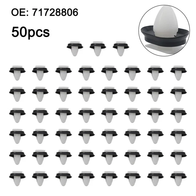 Clips de fixation de porte de voiture camion ABS 17 mm 50 pièces 71728806 ABS c