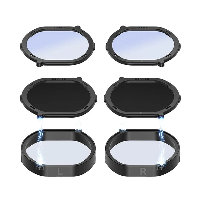 Lentilles de Prescription VR pour PS VR2 Lentille Myopie Lunettes -Bleues D6716