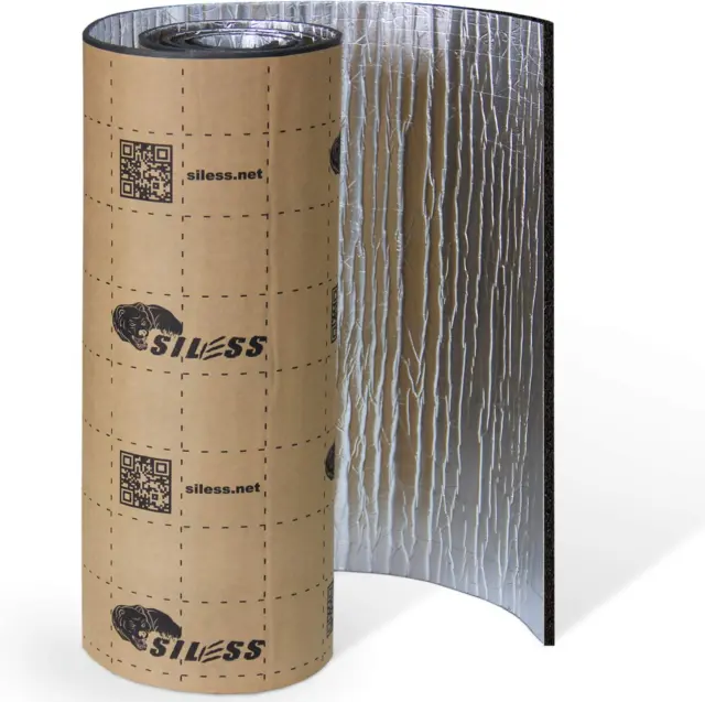 Liner 314 Mil 18 Sqft Aluminum Foil Finish Car Sound Deadening & Heat Insulation
