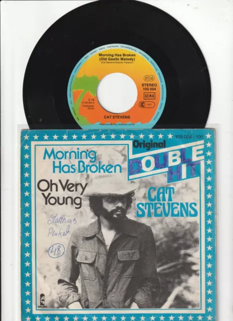 Cat Stevens - Morning Has Broken / Oh Very Young 7" Single Vinyl