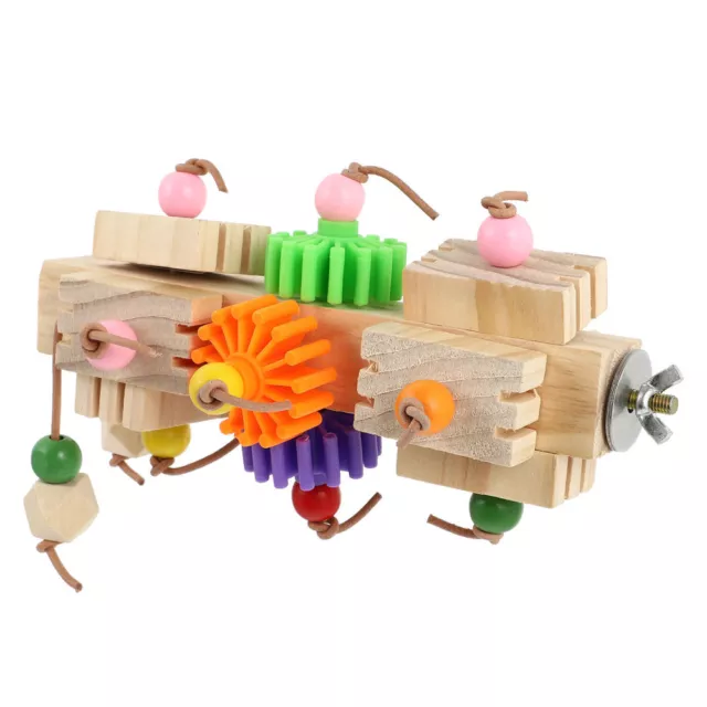 Holz Papagei Spielzeug Beißspielzeug Kauspielzeug Für Papageien