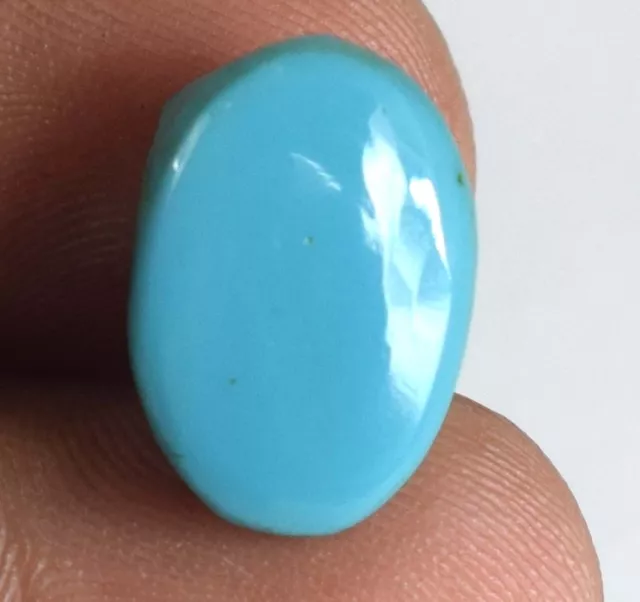 US Seller 6.40 Ct Arizona Blue Turquoise Oval Gemstone Natural Certified A83184