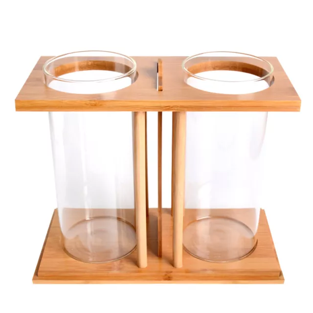Ecology Mini Fish Tank Glass Goldfish Betta Aquarium Office Living Room Decorate 8