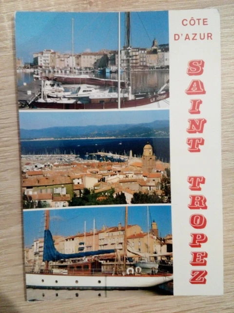 Cpsm Cpm  Carte Postale Var  Saint Tropez Différentes Vues