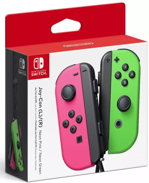 Official Nintendo Switch Joy Cons Wireless Controller - Various Colors Available