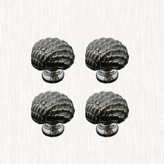 4 Pcs Wardrobe Handle Ceramic Drawer Knobs Vintage Home Decor Door Handle
