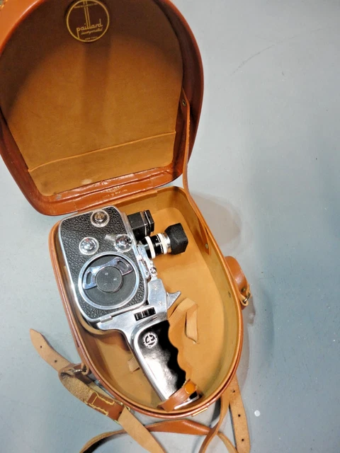✓ PAILLARD BOLEX D8L 8mm Film Movie Camera With 13mm Prime Lens