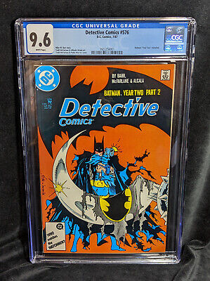 Detective Comics # 576 CGC 9.6 WHITE Iconic Todd McFarlane Cover Art