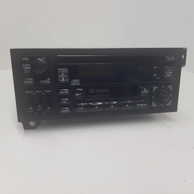 OEM HEAD UNIT P04704383AH CD Cassette In Dash Car Stereo AM/FM Radio