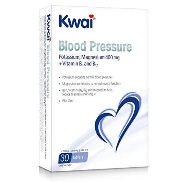 BLOOD PRESSURE Iron, Vitamins B6 & B12 and Magnesium help reduce £14.