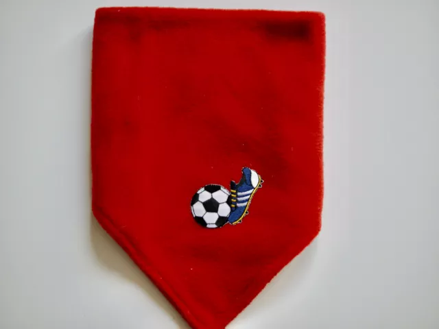 Térmica Invierno Pañuelo Bufanda Pañuelo Triangular para Niños,Polar  Fútbol 3