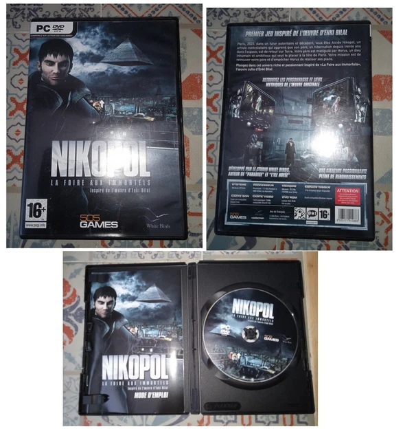 Nikopol - La Foire Aux Immortels - Bilal - Dvd-Rom - Jeu Pc - 2008 - Bon État