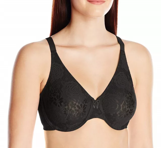Wacoal Halo Lace Strapless Bra Underwired Non Padded Stretch Lace Bra  854205